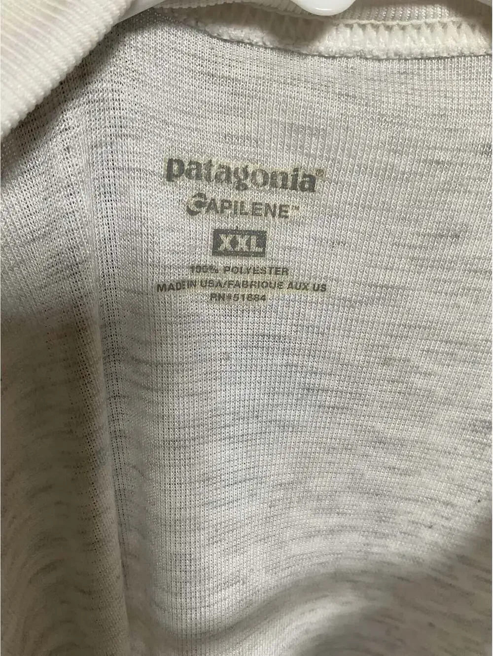 Patagonia Capilene Long Sleeve Base Layer Shirt Size XXL Gray Heather